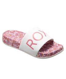 SLIPPY PRINTED PLUS/ロキシーシャワーサンダル(スライドサンダル)