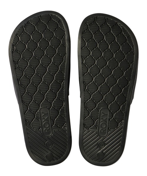 ROXY(ロキシー)の「SLIPPY PRINTED PLUS/ロキシーシャワーサンダル(スライドサンダル)(サンダル・レディース・ホワイト/ブラック/ピンク・SMALL/MEDIUM/LARGE)」の4枚目の写真