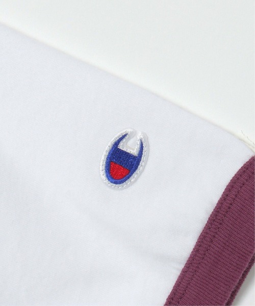 Champion(チャンピオン)の「Champion チャンピオン カレッジプリントTシャツ(Tシャツ/カットソー・レディース・ボルドー/ネイビー/ベージュ/ブラック・S/M/L)」の12枚目の写真