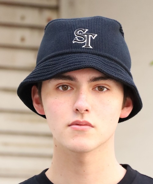 STARTER（スターター）の「STARTER/スターター STC KNIT BUCKETベーシック コットン ニットバケットハット クロシェハット（ハット・メンズ・ホワイト/ブラック/ブルー/ライトブラウン/バーガンディー・FREE）」の22枚目の写真