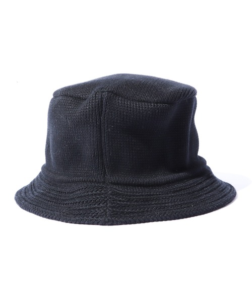STARTER（スターター）の「STARTER/スターター STC KNIT BUCKETベーシック コットン ニットバケットハット クロシェハット（ハット・メンズ・ホワイト/ブラック/ブルー/ライトブラウン/バーガンディー・FREE）」の7枚目の写真