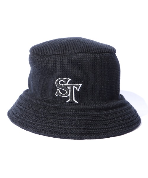 STARTER（スターター）の「STARTER/スターター STC KNIT BUCKETベーシック コットン ニットバケットハット クロシェハット（ハット・メンズ・ホワイト/ブラック/ブルー/ライトブラウン/バーガンディー・FREE）」の17枚目の写真