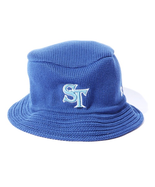 STARTER（スターター）の「STARTER/スターター STC KNIT BUCKETベーシック コットン ニットバケットハット クロシェハット（ハット・メンズ・ホワイト/ブラック/ブルー/ライトブラウン/バーガンディー・FREE）」の20枚目の写真