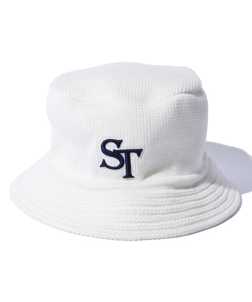 STARTER（スターター）の「STARTER/スターター STC KNIT BUCKETベーシック コットン ニットバケットハット クロシェハット（ハット・メンズ・ホワイト/ブラック/ブルー/ライトブラウン/バーガンディー・FREE）」の15枚目の写真
