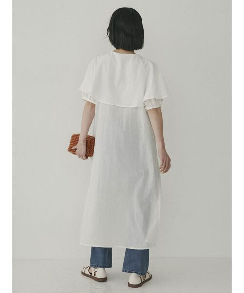 COTORICA（コトリカ）の「ケープカラーシャツワンピース（ワンピース・レディース・ブラック/オフホワイト/ブルー/グリーン・FREE）」の17枚目の写真