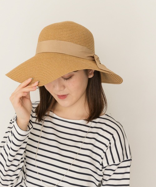 RODE SKO（ロデスコ）の「洗えるたためるハット（ハット・レディース・ブラック/ベージュ/アイボリー・FREE）」の3枚目の写真
