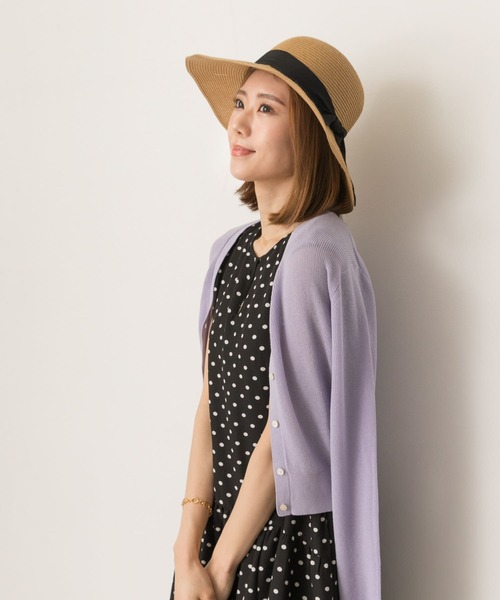 RODE SKO（ロデスコ）の「洗えるたためるハット（ハット・レディース・ブラック/ベージュ/アイボリー・FREE）」の5枚目の写真