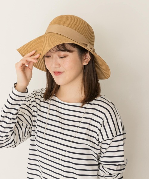 RODE SKO（ロデスコ）の「洗えるたためるハット（ハット・レディース・ブラック/ベージュ/アイボリー・FREE）」の10枚目の写真