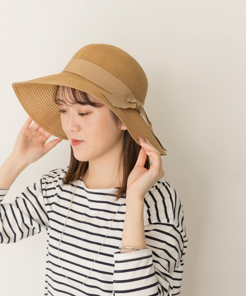 RODE SKO（ロデスコ）の「洗えるたためるハット（ハット・レディース・ブラック/ベージュ/アイボリー・FREE）」の12枚目の写真