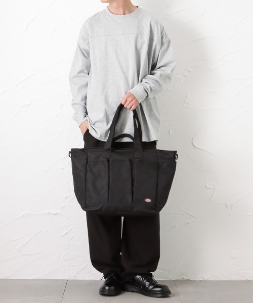 Dickies(ディッキーズ)の「Dickies ディッキーズ ガーデントートバッグ(トートバッグ・メンズ・ブラック/ベージュ/オレンジ/カーキ・フリー)」の14枚目の写真