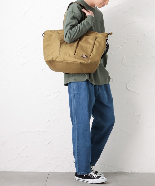 Dickies(ディッキーズ)の「Dickies ディッキーズ ガーデントートバッグ(トートバッグ・メンズ・ブラック/ベージュ/オレンジ/カーキ・フリー)」の13枚目の写真