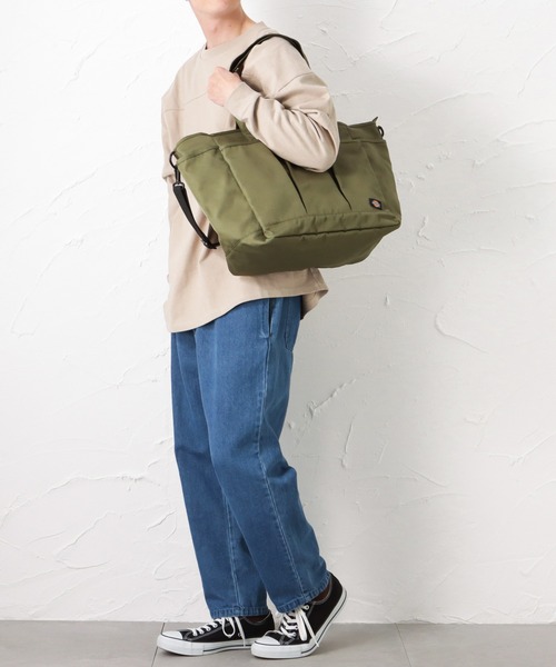 Dickies(ディッキーズ)の「Dickies ディッキーズ ガーデントートバッグ(トートバッグ・メンズ・ブラック/ベージュ/オレンジ/カーキ・フリー)」の12枚目の写真