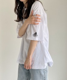 adidas COMBAT SPORTS(アディダス コンバットスポーツ)/T-shirts オーバーサイズ袖ロゴTシャツ