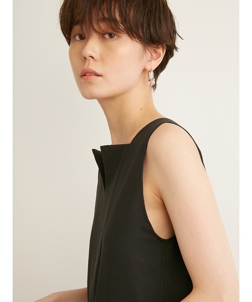 emmi（エミ）の「【emmi atelier】フロントタックオールインワン