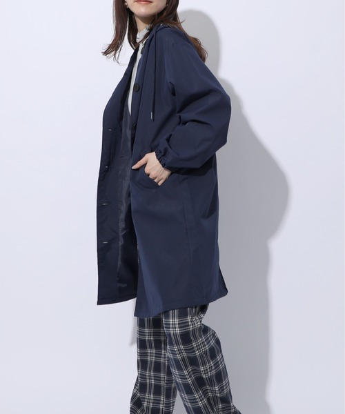 MAISON BREEZE(メゾンブリーズ)の「【MAISON BREEZE】ライトロングパーカー KNF(マウンテンパーカー・レディース・ブラック/ベージュ/ネイビー/グレー/カーキ・FREE)」の5枚目の写真