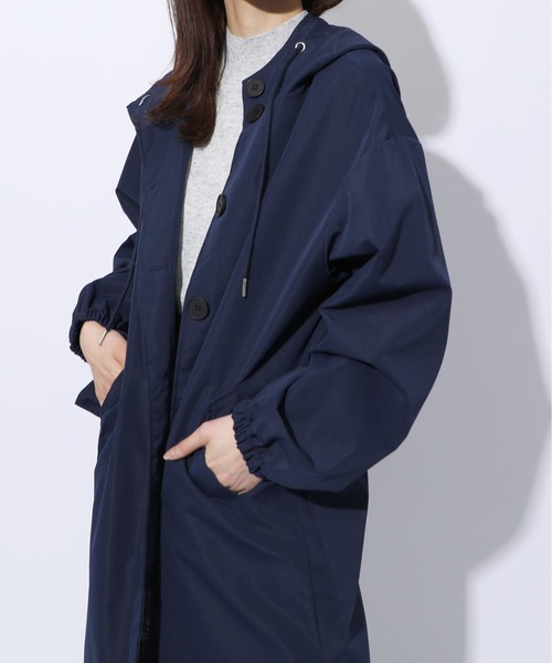 MAISON BREEZE(メゾンブリーズ)の「【MAISON BREEZE】ライトロングパーカー KNF(マウンテンパーカー・レディース・ブラック/ベージュ/ネイビー/グレー/カーキ・FREE)」の11枚目の写真