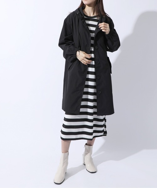 MAISON BREEZE(メゾンブリーズ)の「【MAISON BREEZE】ライトロングパーカー KNF(マウンテンパーカー・レディース・ブラック/ベージュ/ネイビー/グレー/カーキ・FREE)」の13枚目の写真