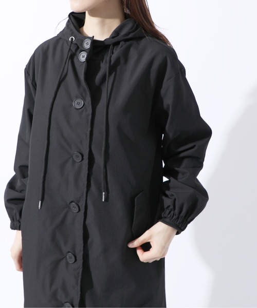 MAISON BREEZE(メゾンブリーズ)の「【MAISON BREEZE】ライトロングパーカー KNF(マウンテンパーカー・レディース・ブラック/ベージュ/ネイビー/グレー/カーキ・FREE)」の14枚目の写真