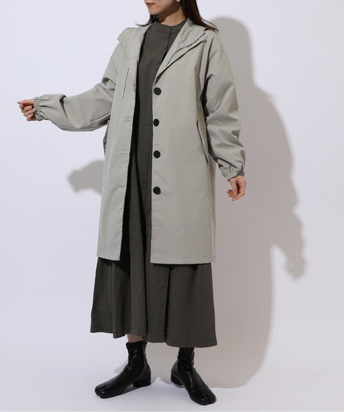 MAISON BREEZE(メゾンブリーズ)の「【MAISON BREEZE】ライトロングパーカー KNF(マウンテンパーカー・レディース・ブラック/ベージュ/ネイビー/グレー/カーキ・FREE)」の18枚目の写真