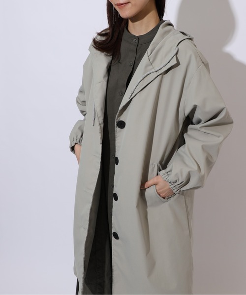 MAISON BREEZE(メゾンブリーズ)の「【MAISON BREEZE】ライトロングパーカー KNF(マウンテンパーカー・レディース・ブラック/ベージュ/ネイビー/グレー/カーキ・FREE)」の20枚目の写真