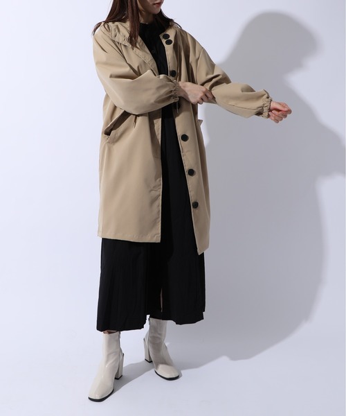 MAISON BREEZE(メゾンブリーズ)の「【MAISON BREEZE】ライトロングパーカー KNF(マウンテンパーカー・レディース・ブラック/ベージュ/ネイビー/グレー/カーキ・FREE)」の21枚目の写真