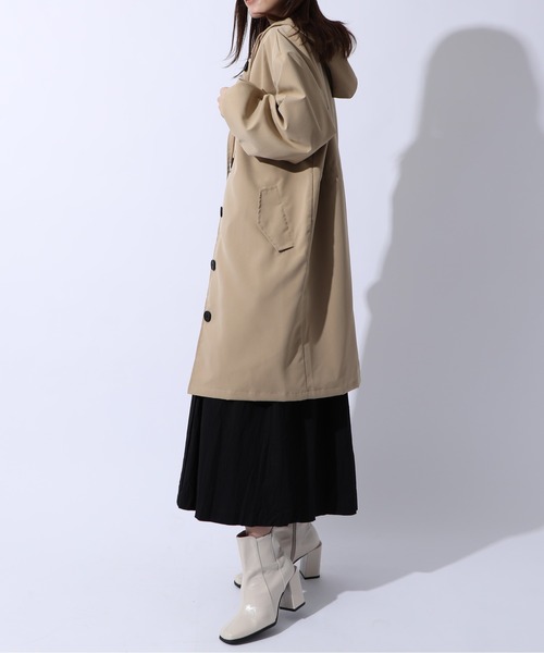 MAISON BREEZE(メゾンブリーズ)の「【MAISON BREEZE】ライトロングパーカー KNF(マウンテンパーカー・レディース・ブラック/ベージュ/ネイビー/グレー/カーキ・FREE)」の22枚目の写真