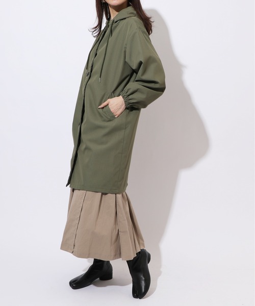 MAISON BREEZE(メゾンブリーズ)の「【MAISON BREEZE】ライトロングパーカー KNF(マウンテンパーカー・レディース・ブラック/ベージュ/ネイビー/グレー/カーキ・FREE)」の17枚目の写真