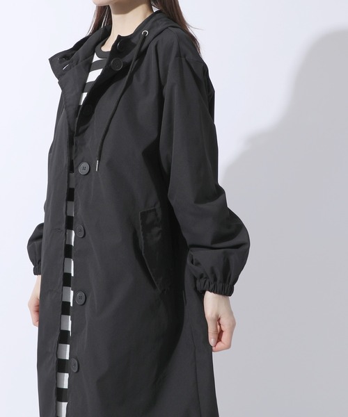 MAISON BREEZE(メゾンブリーズ)の「【MAISON BREEZE】ライトロングパーカー KNF(マウンテンパーカー・レディース・ブラック/ベージュ/ネイビー/グレー/カーキ・FREE)」の12枚目の写真