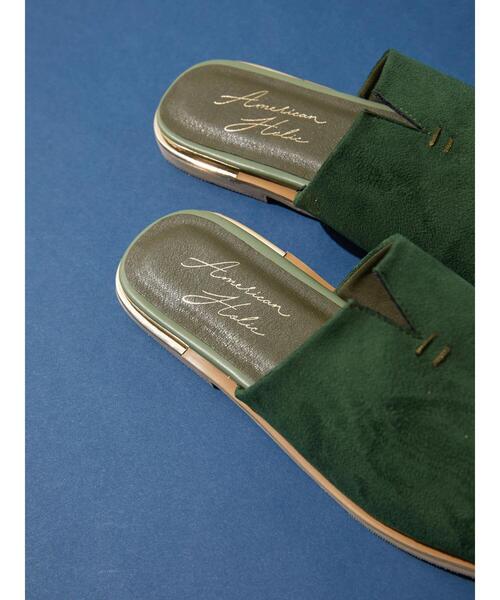 AMERICAN HOLIC（アメリカンホリック）の「スエード調フラットサンダル（サンダル・レディース・グリーン/ブルー/ピンク・L/M/S）」の11枚目の写真