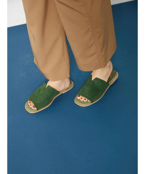 AMERICAN HOLIC（アメリカンホリック）の「スエード調フラットサンダル（サンダル・レディース・グリーン/ブルー/ピンク・L/M/S）」の12枚目の写真