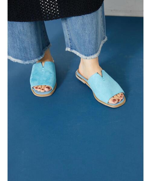 AMERICAN HOLIC（アメリカンホリック）の「スエード調フラットサンダル（サンダル・レディース・グリーン/ブルー/ピンク・L/M/S）」の13枚目の写真