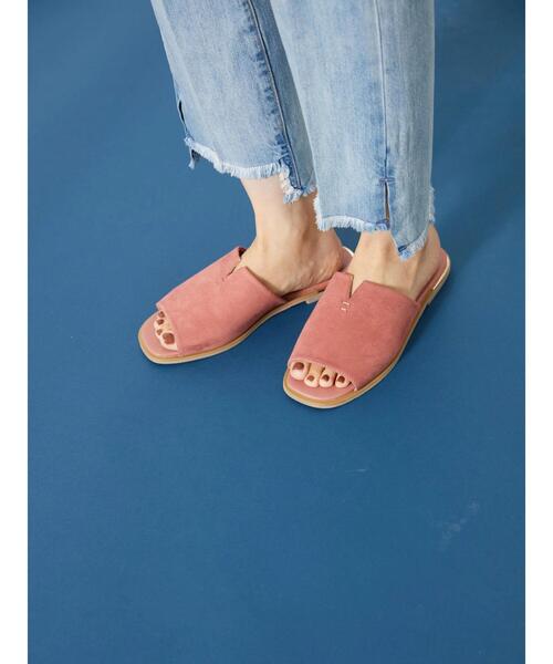 AMERICAN HOLIC（アメリカンホリック）の「スエード調フラットサンダル（サンダル・レディース・グリーン/ブルー/ピンク・L/M/S）」の14枚目の写真