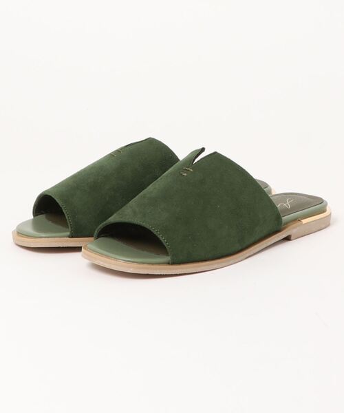 AMERICAN HOLIC（アメリカンホリック）の「スエード調フラットサンダル（サンダル・レディース・グリーン/ブルー/ピンク・L/M/S）」の5枚目の写真