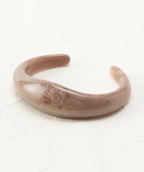 SHOO・LA・RUE（シューラルー）の「◆Cシルエットバングル（ブレスレット・レディース・ダークグリーン/ダークブラウン/ライトベージュ・00）」の2枚目の写真