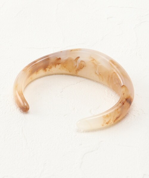 SHOO・LA・RUE（シューラルー）の「◆Cシルエットバングル（ブレスレット・レディース・ダークグリーン/ダークブラウン/ライトベージュ・00）」の5枚目の写真