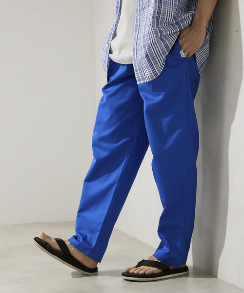 JOURNAL STANDARD relume（ジャーナルスタンダード　レリューム）の「《追加》CALIFORNIA シェフカラーパンツ（チノパンツ・メンズ・ホワイト/ブラック/ベージュ/グリーン/ブルー/レッド・SMALL/MEDIUM/LARGE/X-LARGE）」の6枚目の写真