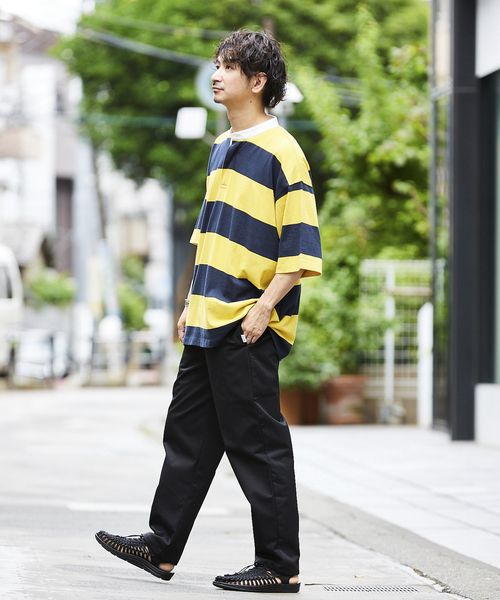 JOURNAL STANDARD relume（ジャーナルスタンダード　レリューム）の「《追加》CALIFORNIA シェフカラーパンツ（チノパンツ・メンズ・ホワイト/ブラック/ベージュ/グリーン/ブルー/レッド・SMALL/MEDIUM/LARGE/X-LARGE）」の12枚目の写真