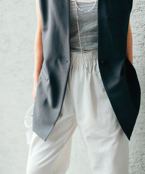 JOURNAL STANDARD relume（ジャーナルスタンダード　レリューム）の「《追加》CALIFORNIA シェフカラーパンツ（チノパンツ・メンズ・ホワイト/ブラック/ベージュ/グリーン/ブルー/レッド・SMALL/MEDIUM/LARGE/X-LARGE）」の19枚目の写真