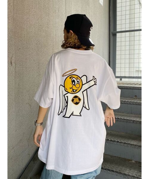 jouetie(ジュエティ)の「ddp BIG Tシャツ【コラボ】(Tシャツ/カットソー・レディース・ブラック/オフホワイト/ブルー・MEDIUM)」の5枚目の写真