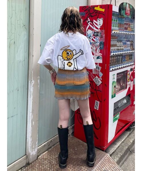 jouetie(ジュエティ)の「ddp BIG Tシャツ【コラボ】(Tシャツ/カットソー・レディース・ブラック/オフホワイト/ブルー・MEDIUM)」の8枚目の写真