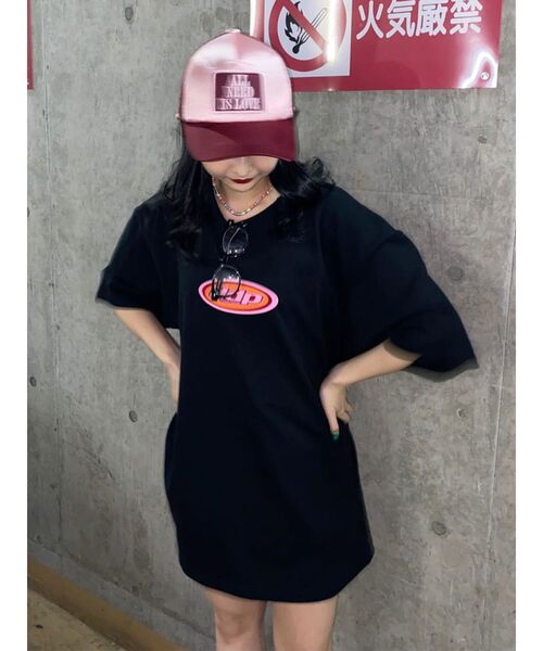 jouetie(ジュエティ)の「ddp BIG Tシャツ【コラボ】(Tシャツ/カットソー・レディース・ブラック/オフホワイト/ブルー・MEDIUM)」の9枚目の写真