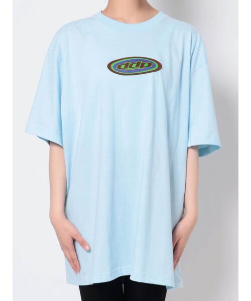 jouetie(ジュエティ)の「ddp BIG Tシャツ【コラボ】(Tシャツ/カットソー・レディース・ブラック/オフホワイト/ブルー・MEDIUM)」の16枚目の写真