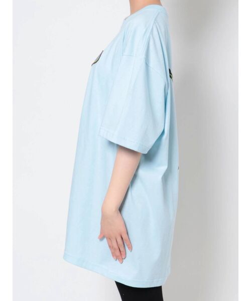 jouetie(ジュエティ)の「ddp BIG Tシャツ【コラボ】(Tシャツ/カットソー・レディース・ブラック/オフホワイト/ブルー・MEDIUM)」の17枚目の写真