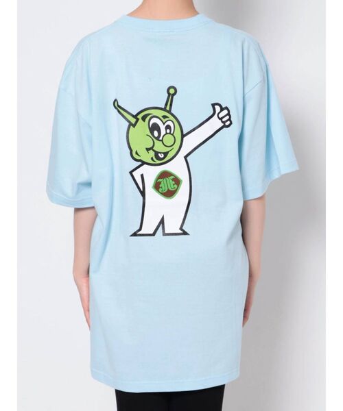 jouetie(ジュエティ)の「ddp BIG Tシャツ【コラボ】(Tシャツ/カットソー・レディース・ブラック/オフホワイト/ブルー・MEDIUM)」の18枚目の写真