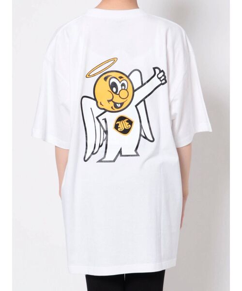 jouetie(ジュエティ)の「ddp BIG Tシャツ【コラボ】(Tシャツ/カットソー・レディース・ブラック/オフホワイト/ブルー・MEDIUM)」の22枚目の写真