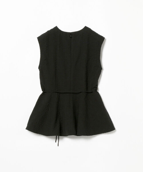 Demi-Luxe BEAMS(デミルクス ビームス)の「Demi-Luxe BEAMS / サッカー ぺプラム プルオーバー(シャツ/ブラウス・レディース・ブラック/レッド/その他・38/36)」の6枚目の写真