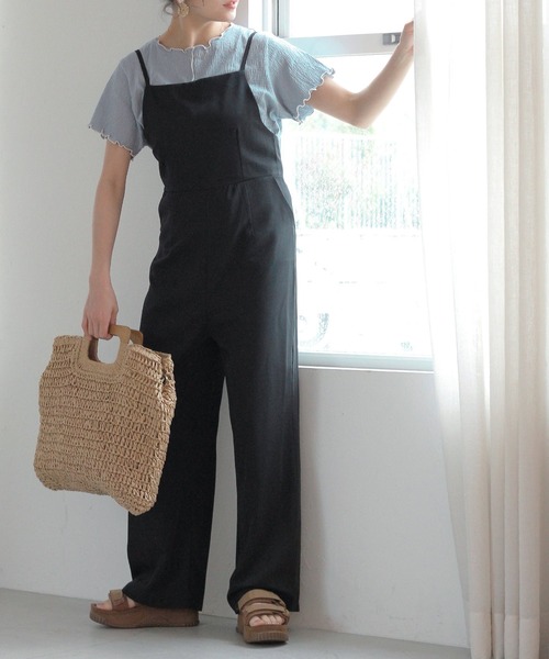 Crisp（クリスプ）の「バイカラーメロウショートTシャツ（Tシャツ/カットソー・レディース・ピンク/ブルー/アイボリー・FREE）」の20枚目の写真