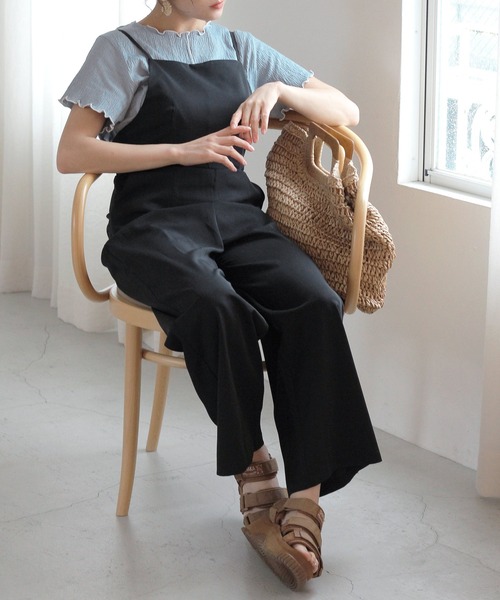 Crisp（クリスプ）の「バイカラーメロウショートTシャツ（Tシャツ/カットソー・レディース・ピンク/ブルー/アイボリー・FREE）」の21枚目の写真