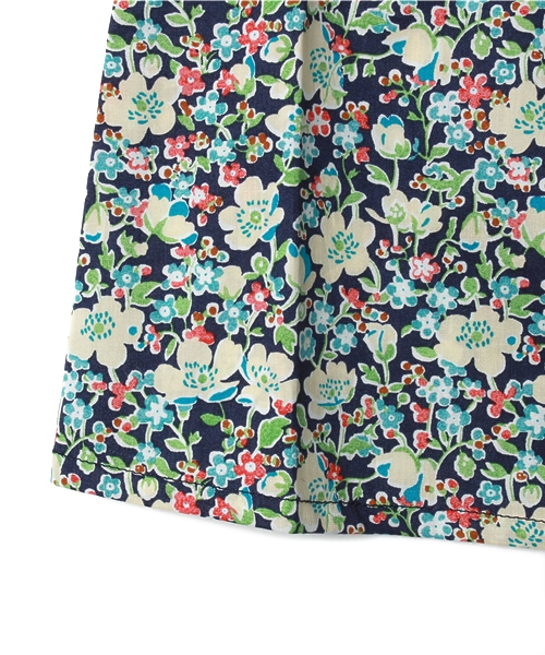 BONTON（ボントン）の「3ヶ月～2歳用　リバティプリントブラウス（シャツ/ブラウス・キッズ・ベージュ/ブルー/ターコイズブルー/ピンク・12MONTH/18MONTH/2YEAR/3MONTH）」の8枚目の写真