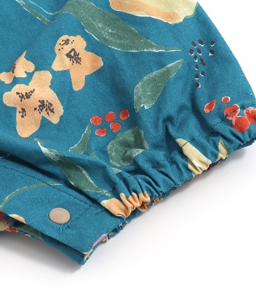 Ocean&Ground(オーシャン&グラウンド)の「甚平ロンパス GARDEN&HIMAWARI(70~80cm)(浴衣・キッズ・ブルー/アイボリー・70/80)」の14枚目の写真